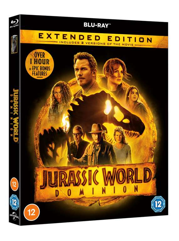 Jurassic World: Dominion (Blu-Ray) £6.99 With Free Click & Collect @ HMV
