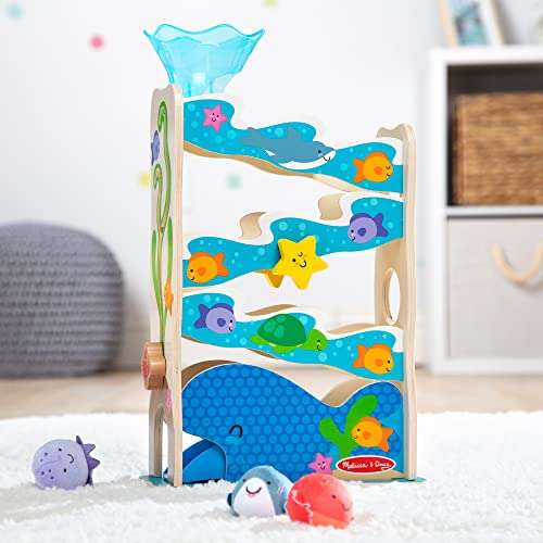 Melissa & Doug Rollables Wooden Ocean Slide Infant and Toddler Toy (5 Pcs), £18.29 @ Amazon