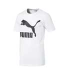 Men's Puma Classics White T-Shirt available in Sizes XS & S Only