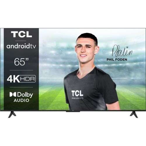 TCL 65P638K 65 Inch LED 4K Ultra HD Smart TV £376 With Code @ AO / eBay