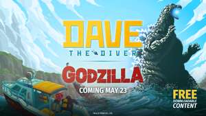 "Dave the Diver x Godzilla" DLC - Free to Keep on PS5 / PS4, Nintendo Switch, PC from May 23 until November 23