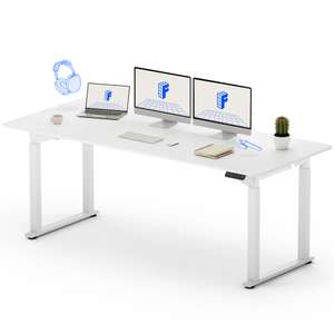FLEXISPOT QS 4 Legs Dual Motors Electric Standing Desk 180x80cm (using £50 off code) - sold and dispatched by Ergonomic