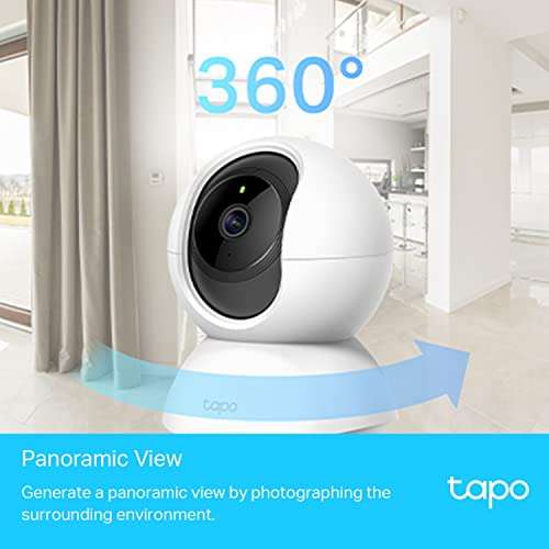 Tapo 2K 3MP Pan Tilt Security Camera, Baby/Pet Dog AI Monitor, Smart Motion Detection & Tracking,2-Way Audio, Night Vision