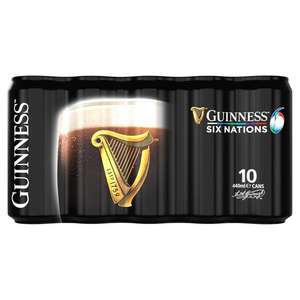 Guinness Draught Stout 10x440ml £9 @ Sainsbury's