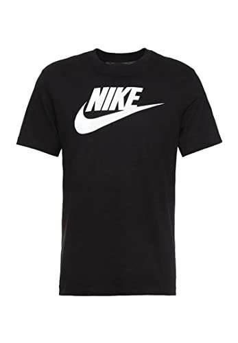 NIKE Men's Nsw Tee Icon Futura T-Shirt, Black | hotukdeals
