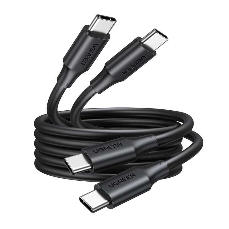 2 Pack - UGREEN USB C to C Charger Cable 100W Fast Charge, 0.5M // 1M - £5.66 / 2M - £8.46- Sold by UGREEN GROUP LIMITED UK FBA
