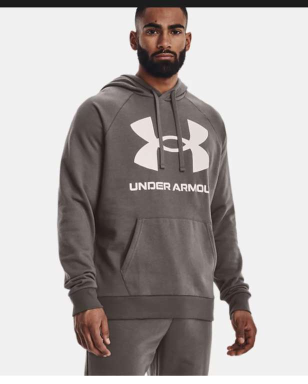 Men's UA Rival Fleece Big Logo Hoodie (select colours) £19.98 with code free click and collect @ Under Armour
