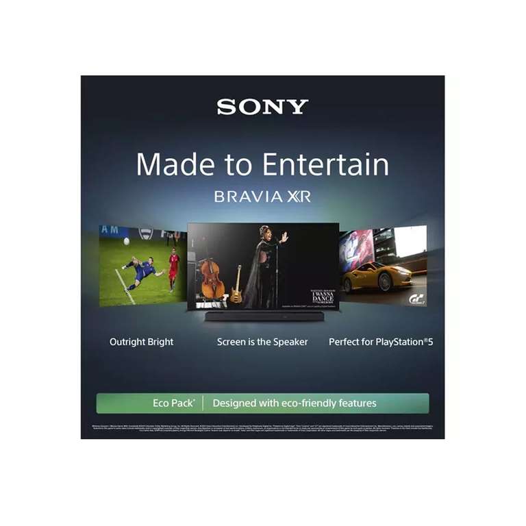 Sony Bravia 2023 55" Smart 4K OLED TV - XR-55A84LU £1699 / 65" £2299 - 5 year guarantee @ Currys
