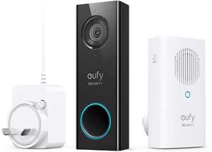 eufy Security Wi-Fi Video Doorbell, 2K Resolution (Refurbished - Excellent) Sold by AnkerDirect UK FBA