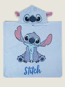 Disney Stitch Blue Poncho Towel £7.60 free collection at George/Asda