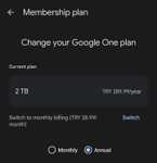 Google One 2TB Cloud Storage - with VPN TURKEY