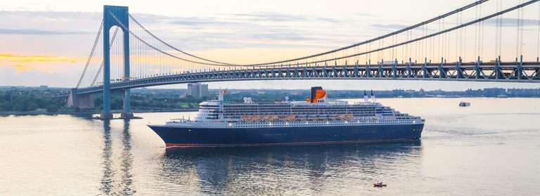 Queen Mary 2 - 4 Nights Southampton - Hamburg Return Cruise *Full Board* - 12th May - Inside Cabin £173pp - One Way (£86.50pp) w/code