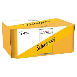 Schweppes Slimline Tonic Water 12 x 150ml for £4 @ Morrisons
