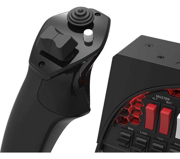 HONEYCOMB Alpha Yoke & Switch Panel Flight Controls - Black & Red £149 Free Delivery / Collection @ Currys