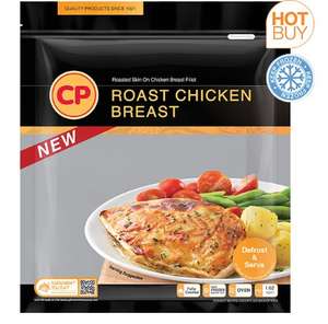 CP Foods Roast Chicken Breast Fillets 1.62kg Warehouse Only