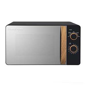 Russell Hobbs RHMM713B-N 17L 700w Scandi Compact Black Manual Microwave with 5 Power Levels - £65.99 - @ Amazon