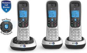 BT 2700 Nuisance Call Blocker Cordless Home Phone with Digital Answer Machine Trio Handset - £40 instore at Asda, Mansfield (Nottingham)