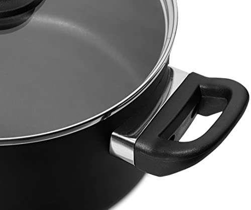 Amazon Basics 15-Piece Non-Stick Cookware Set, Black £61.93 @Amazon