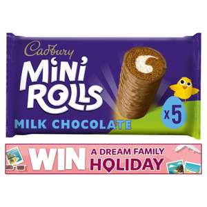Cadbury Chocolate Mini Roll 5 Pack Clubcard Price