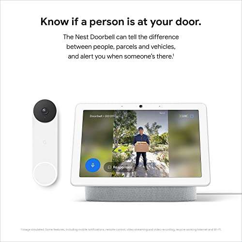 Google Nest Doorbell (Battery) - Wireless Video Doorbell - £115.57 @ Amazon