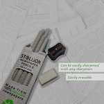 St@llion Recycled HB Pencils Newspaper Print Paper Environment-Friendly £1.99 @ Amazon