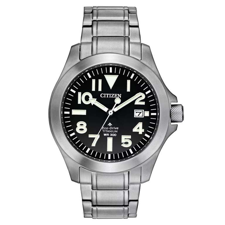 Citizen Eco Drive Men's Super Titanium Bracelet Watch - £279.30 Delivered @ Ernest Jones