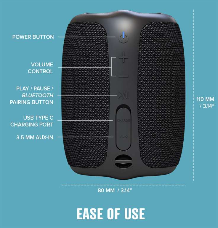 Creative MUVO Play portable Bluetooth speaker - £29.99 @ Creative Labs