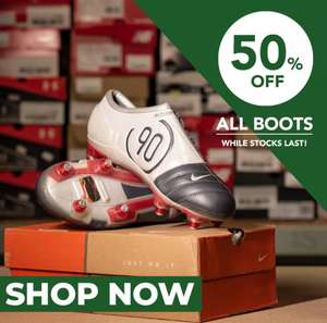 Up To 50% Off All Football Boots