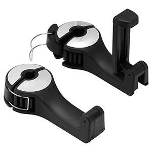 PHOGARY Car Headrest Hooks with Phone Holder - w/code Sold by Skowx FBA