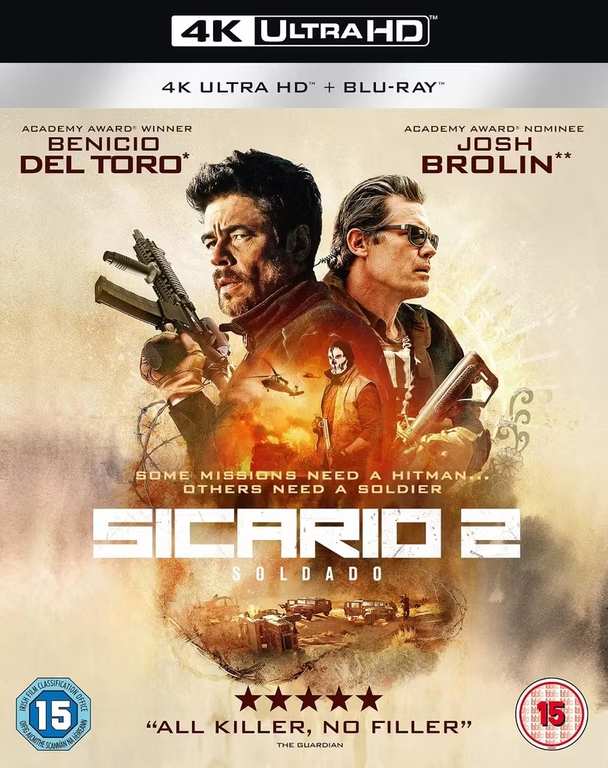 Sicario 2 - Soldado 4K UHD + Blu Ray New & Sealed With Code. Sold by Media Vault