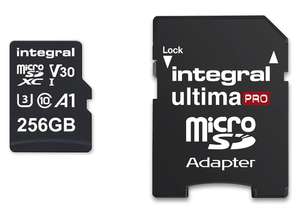 Integral 256GB Micro SD Card 4K Video Premium High Speed Memory Card SDXC
