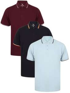 3 Pack 100% Cotton Pique Polo Shirts £19.99 with Code + £2.80 delivery at Tokyo Laundry