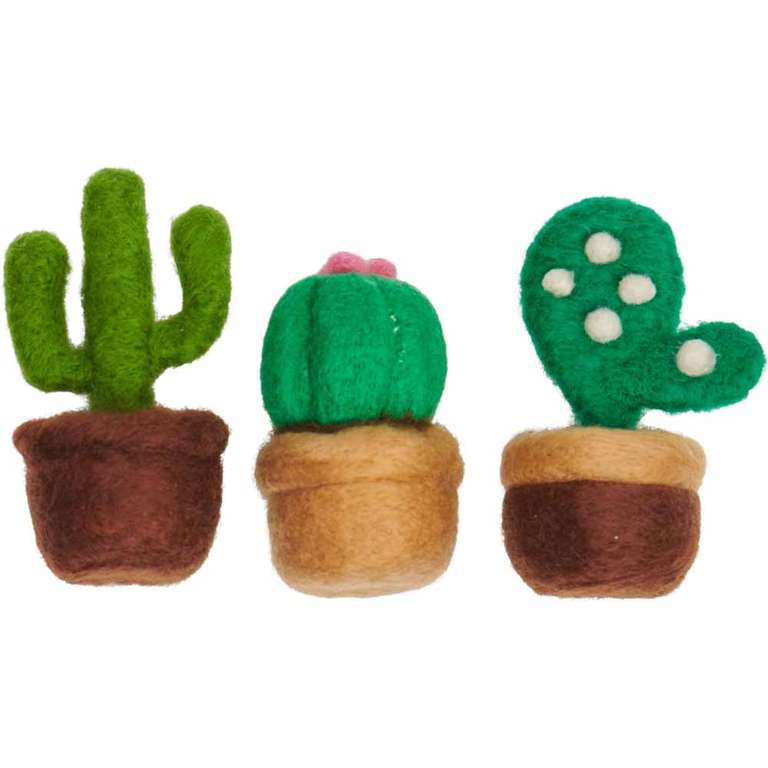 Wilko Make Your Own Felt Cactus Kit - £1.00 Click & Collect @ Wilko