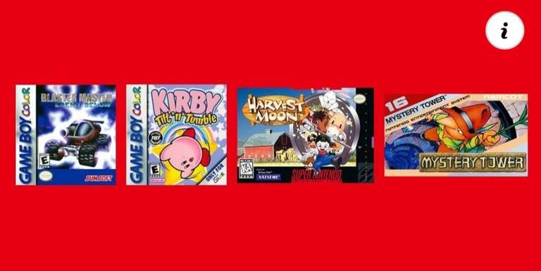 Nintendo Expands Switch Online's GBC, SNES & NES Library With Four More Titles @ Nintendo Switch Online