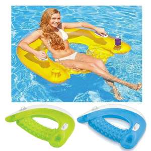 Inflatable 60" Sit n Float Pool Beach Chair - £12.89 @ pulsar777pulsar eBay