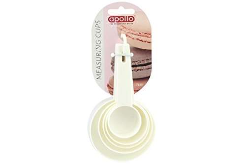 Apollo Brand Measuring Cups set of 5 WHITE - £1.20 @ Amazon