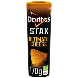 Variety of Doritos STAX (Ultimate Cheese, Flaming Chicken Wings, Sour Cream & Smoky BBQ Ribs) - 99p instore @ Farmfoods, Erith (London)