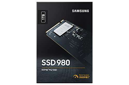 Samsung 1TB 980 PCIe Gen 3 x4 NVMe SSD - 3500MB/s, 3D TLC | 500GB - £27.99 Free Collection