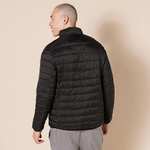 Amazon Essentials Men's Packable Lightweight Water-Resistant Puffer Jacket (Size M/Color Black)