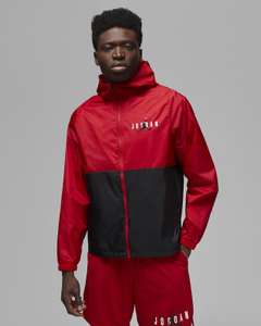 Nike Jordan Essentials Men's Woven Jacket Gym Red/Black/Black (Free Delivery for Nike Members)