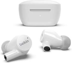 Belkin SoundForm Rise Wireless Earbuds & Wireless Charging Case, White - £27 @ Amazon