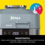 Ninja Speedi 10-in-1 Rapid Cooker, Air Fryer and Multi Cooker, 5.7L, Meals for 4 in 15 Minutes, Air Fry, Steam, Grill