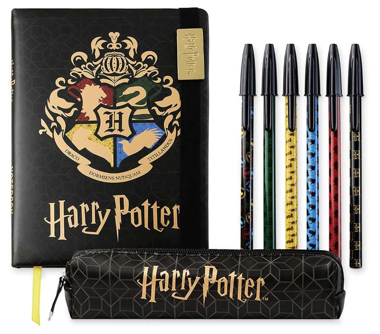 Harry Potter Notebook Pencil Case and Pen Set Harry Potter Gifts & Merchandise - £6.75 with applied voucher - Sold by Get Trend / FBA