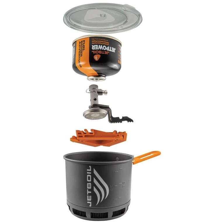 JetBoil Stash 800ml Ultralight Camping Stove (Carbon)