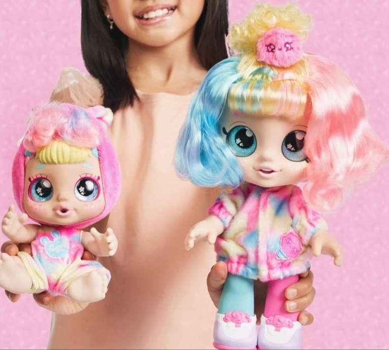 Kindi Kids Sweets Toddler Doll and Pastel Sweets Baby Doll (Exclusive to Smyths) £19.99 - Free Click and Collect @ Smyths