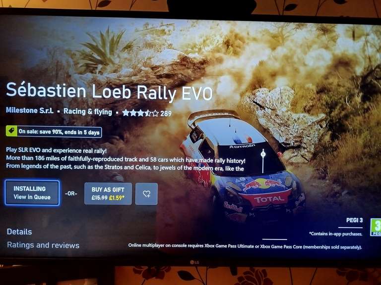Sebastian Loeb Rally EVO - Xbox One