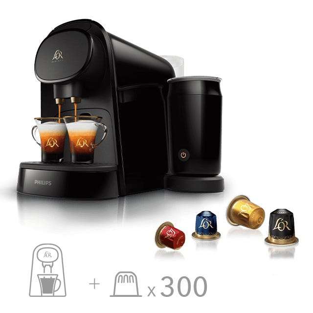 L'OR Barista Original Latte Bundle Machine With Frother And 300 Capsules - £118 Delivered @ Lorespresso