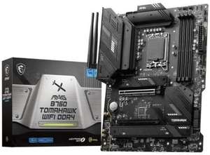 MSI MAG B760 Tomahawk Wi-Fi DDR4 Intel Socket 1700 Motherboard ATX Form Factor £152.99 @ eBay / box (UK Mainland)