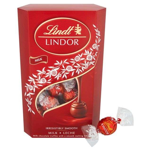 Lindt Lindor Milk Chocolate Cornet Truffles 337g £4.75 @ Morrisons