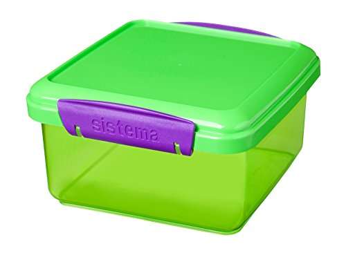 Sistema Lunch Plus Lunch Box | 1.2 L | BPA-Free | Assorted Colours - £2.83 @ Amazon